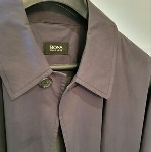 BOSS Gray Button-Up Shirt